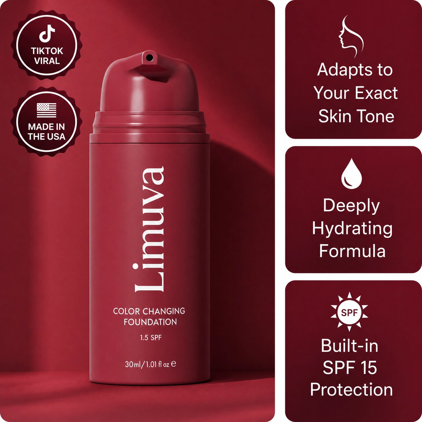 Limuva™ Color Changing Foundation