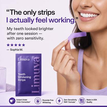 Limuva™ Purple Teeth Whitening Strips