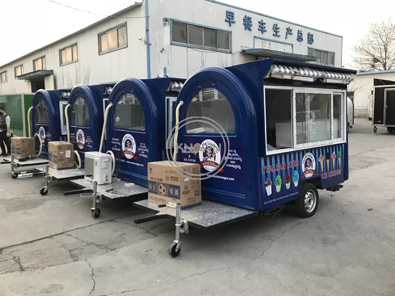 Mobile Food Trailers United States Standards Indoor Kiosk for Food and Behevrag  Australia Empty Body for Sale