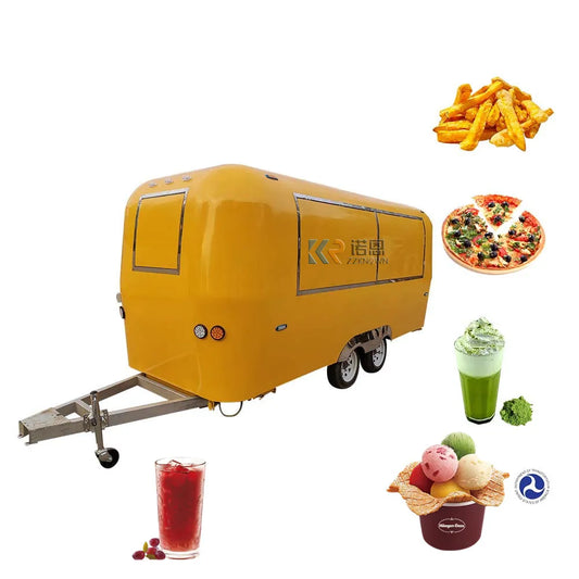 Factory Price Popular Street Catering Trailer Mobile Food Truck Food Trailer With VIN Custom Airstream Cart Concession For Sale