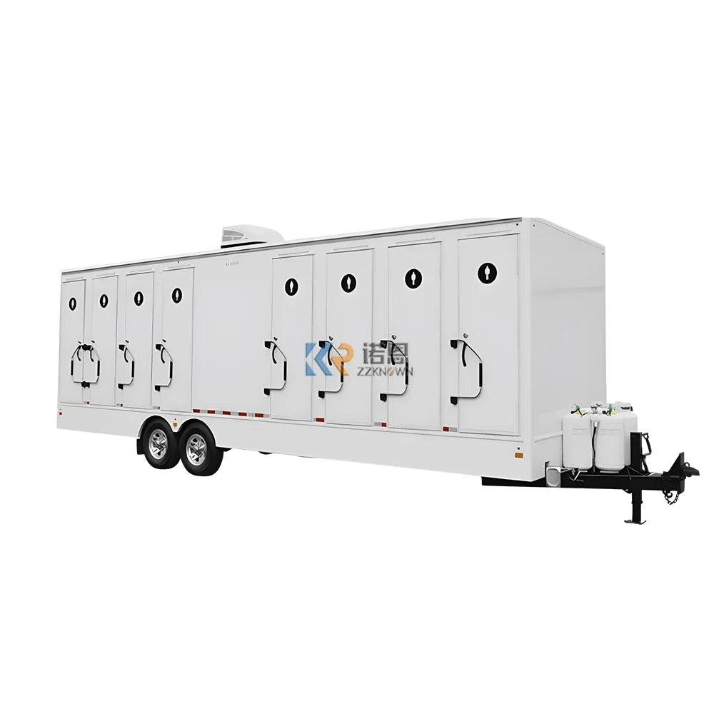 2023 Mobile Trailer With Camping Travel Trailer Caravan With Air Conditioner Toilet And Shower Bathroom Trailer