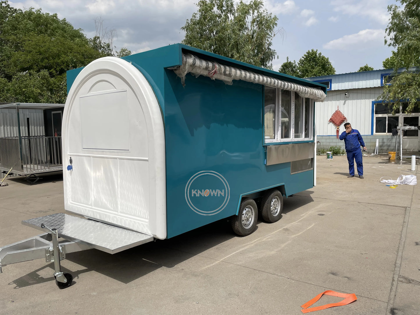 Widely Used Ice China Food Truck With Full Kitchen Fully Loaded Food Trailer Street Food Cart Mobile Restaurant