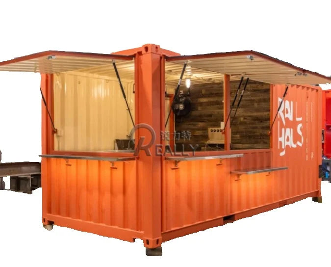 Shipping Container Cafe Mobile Shop Portable Street Container Snack Bar Custom Container Coffee Shop