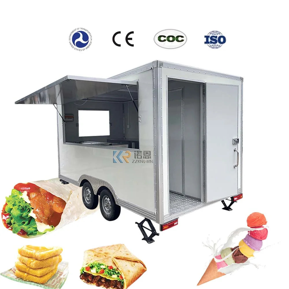 New Style Australia Standard Snack Food Trucks Mobile Food Trailer With Free Shipping