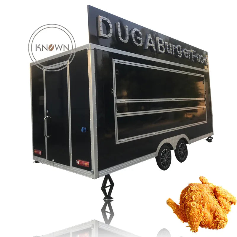 2023 New Cheap Food Trucks For Sale Concession Carts Truck Ice Cream Trolley Cart