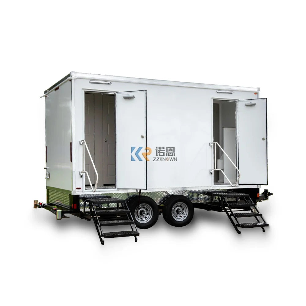 2023 Luxury Most Popular Toilets Plastic Outdoor Cheap Portable Mobile Toilet Restrooms Trailer