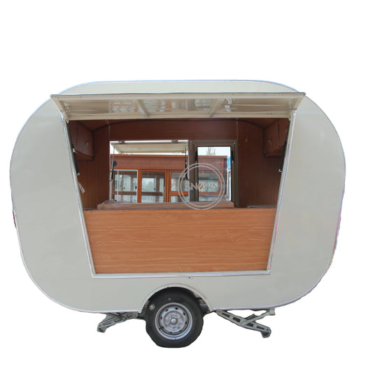 Customized Concession Food Cart Food Trailer Kitchen with Fully Equipment Restaurant Mobile Mini Street for Selling Fast Food