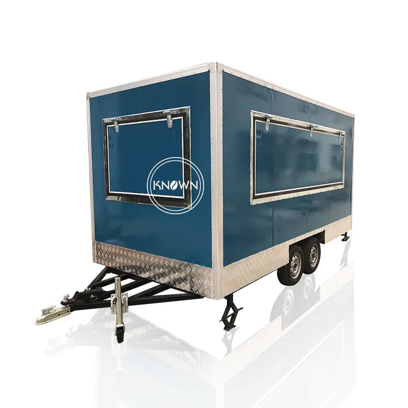 Outdoor Mobile Fast Snack Food Vending Kiosk Customized Mobile Food Trailer for Sale Ice Cream Vending Cart