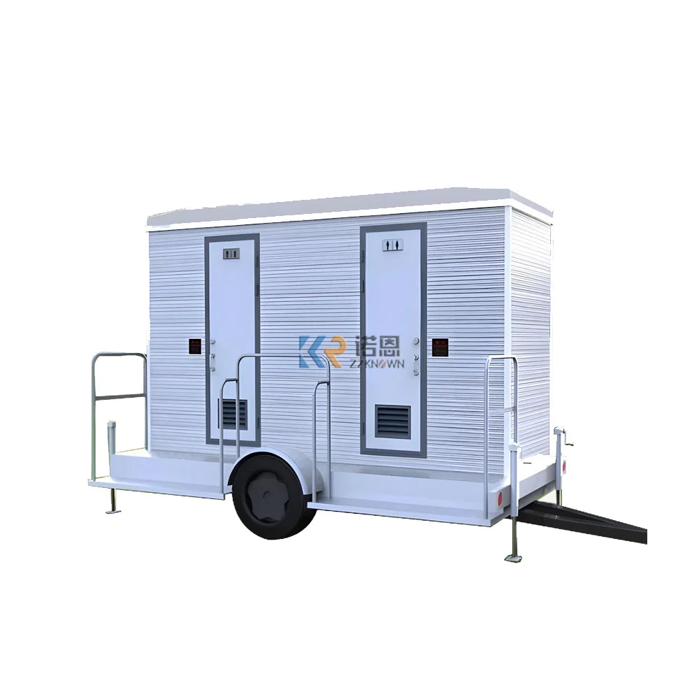 2023 Hot Sale Toppla Drop Toilet Customized Temporary Toilet Outdoor Mobile Movable Portable Toilet Trailer