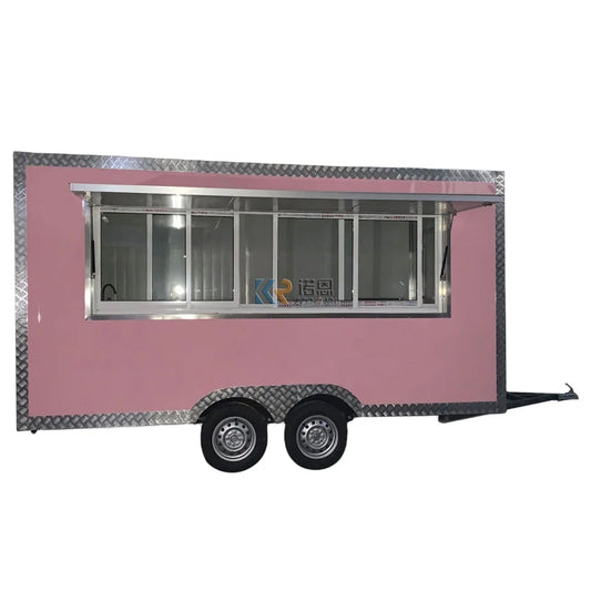 OEM China Factory Cheap Food Snack Cart Street Mobile Kitchen Food Truck Outdoor Food Trailer