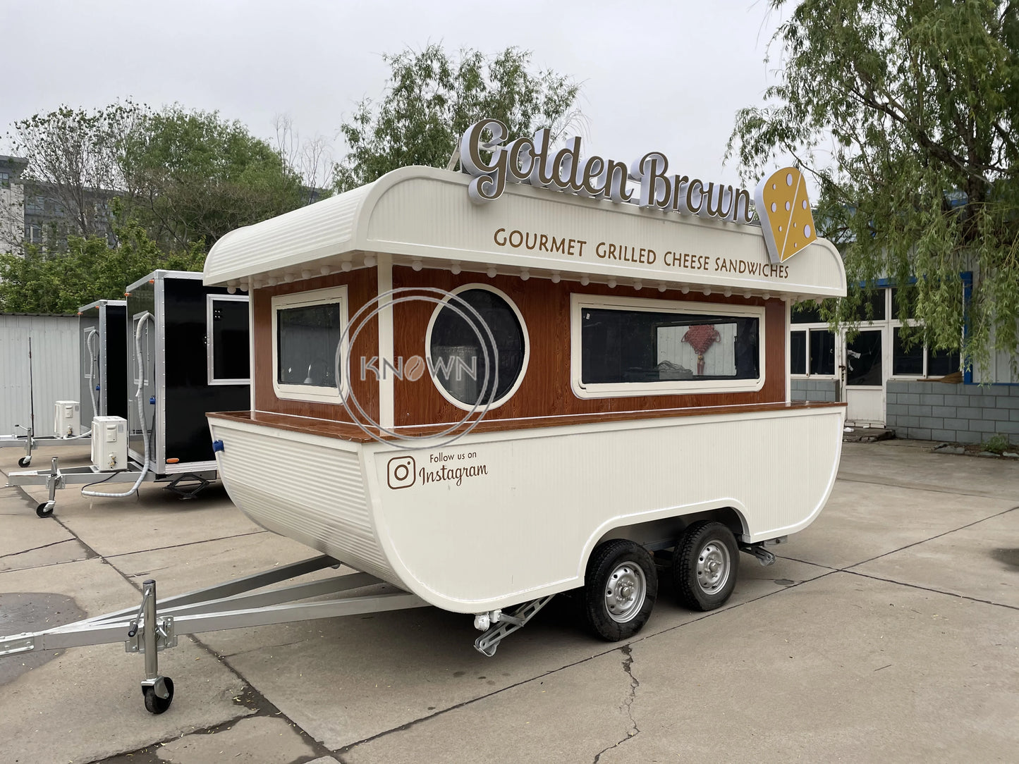 Remolque de comida Carro de comida móvil para exteriores Nuevo diseño Freidora Cocina Restaurante vintage Camión de comida Automóvil Australia