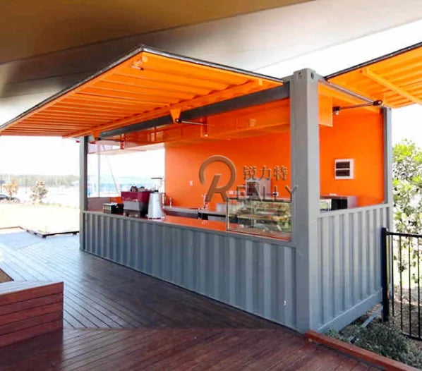 Custom Container Coffee Shop Food Street Mobile Bar Shipping Container Prefabricated from Chinese Factory