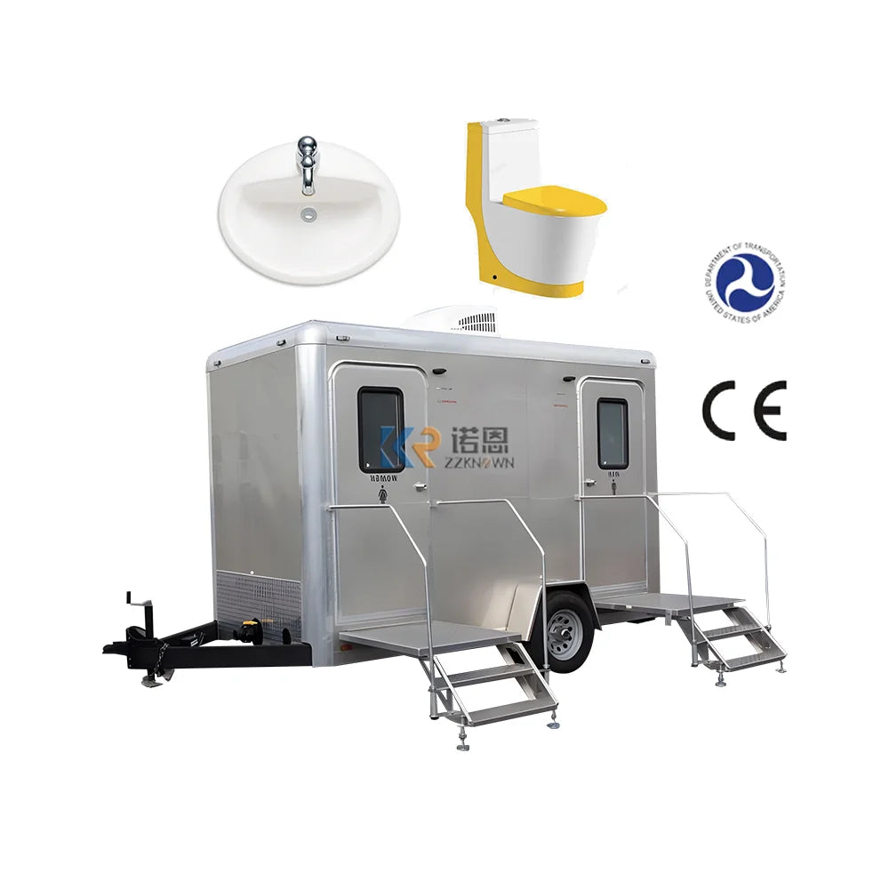 2023 China Outdoor Mobile Bathroom Portable Restroom Trailers Portable Toilets For Sale