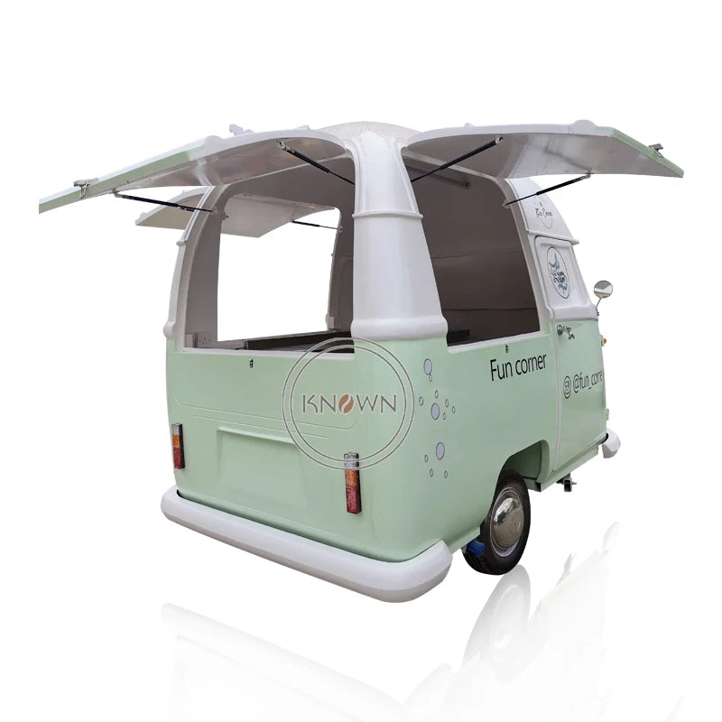 Mini 2M Mobile Customized Adult Trailer 2 Wheel Delivery Food Trailer US Standard