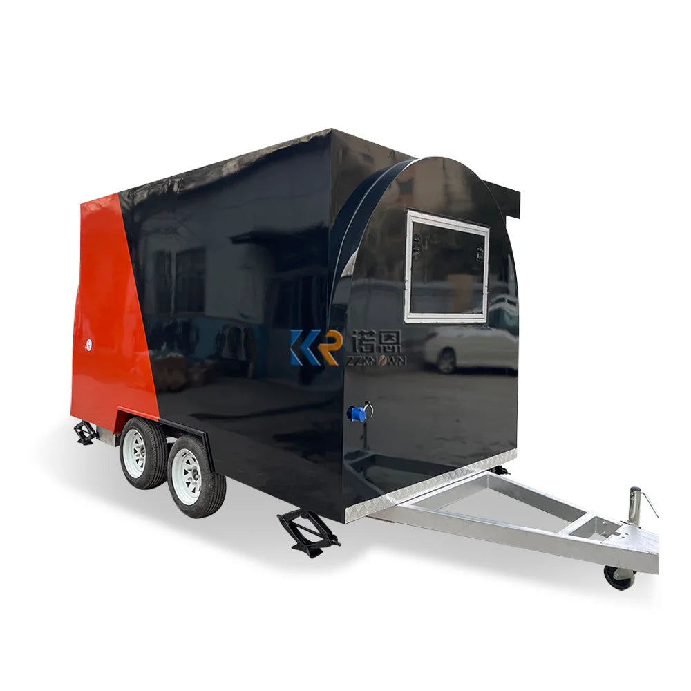 CE Approved Mobile Fast Food Truck Trailer  Fully Equipped Food Truck Trailers with Full Kitchen Equipment