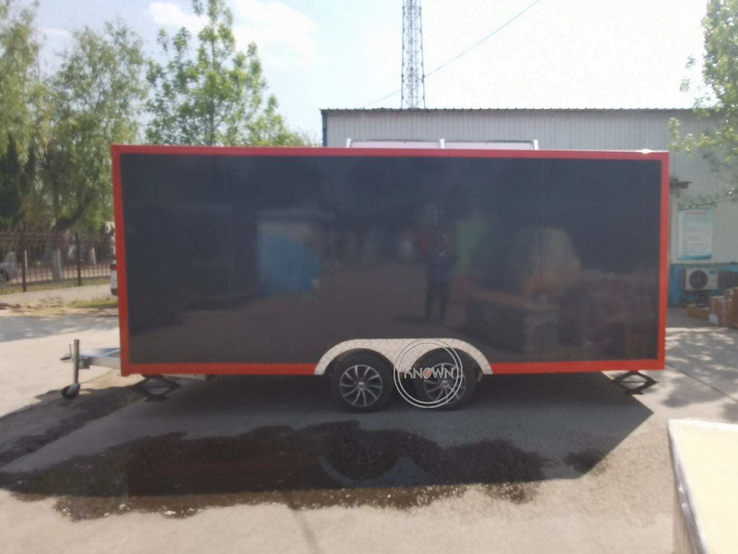 OEM Concession Towable Food Trailer for Sale Factory Price China Food Carts Mobile Snack Ice Cream Fast Food Truck