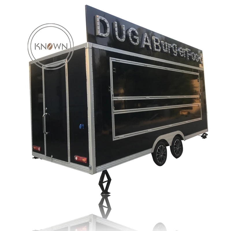 Top Fashion Fruit Food Trailer Egg China Mobile Cart Service Trailers Rolling Custom Small Standard Concession Fast Food Trucks