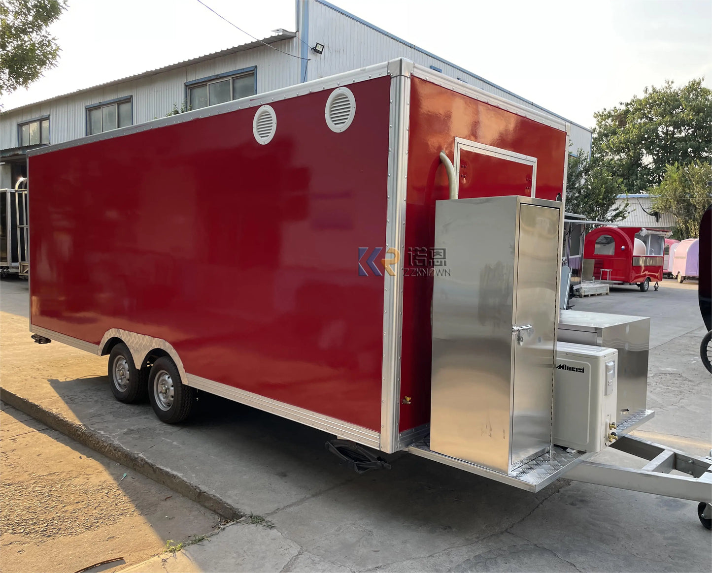 Nouvelle remorque de restauration DOT avec cuisine complète et chariot à café mobile pour crème glacée pour restaurant et hôtel