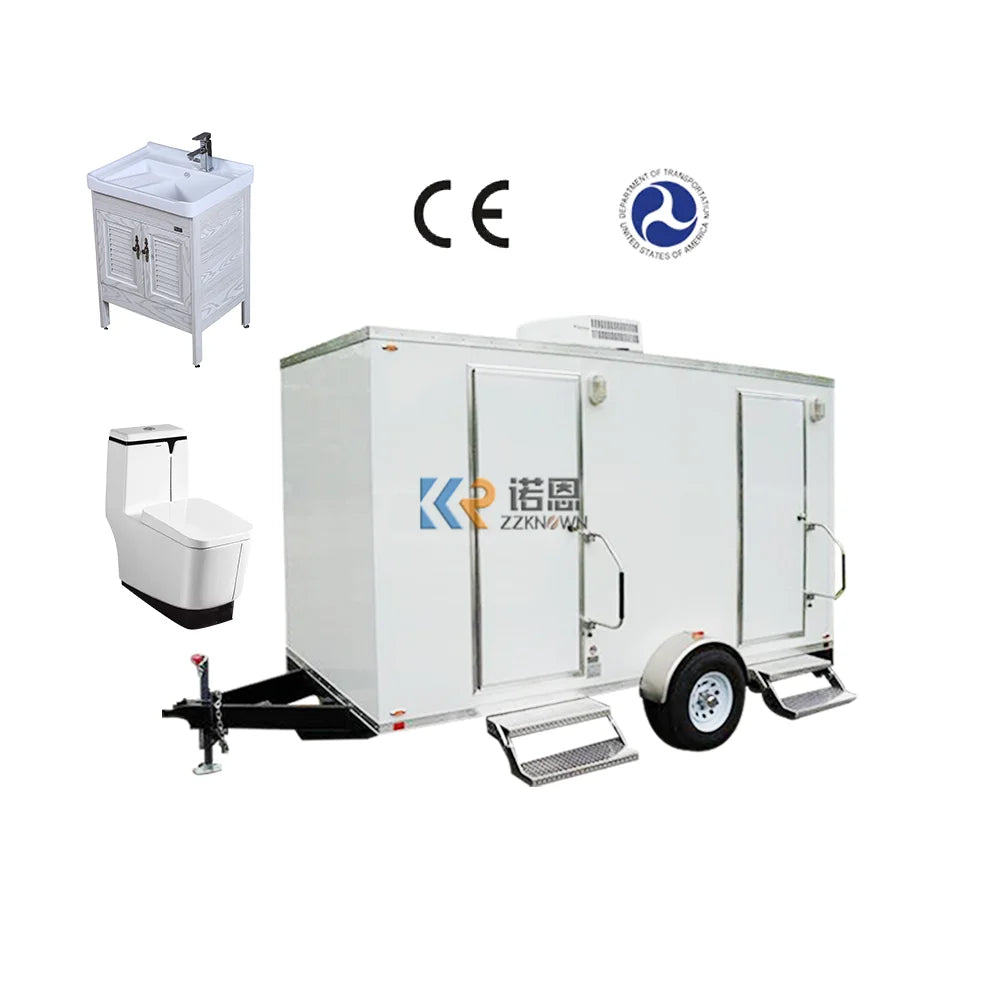 2023 China Outdoor Camp Restroom Shower Bathroom Washroom  Plastic Prefab Portable Mobile Toilets For Sale