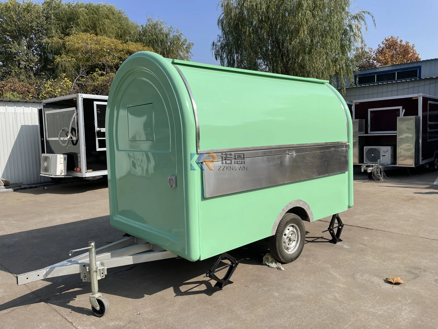 2023 OEM Street Snack Fast Food Truck Coffee BBQ Food Cart Venidng Kiosk Mobile Street Food Trailer with Full Equipment Kitchen