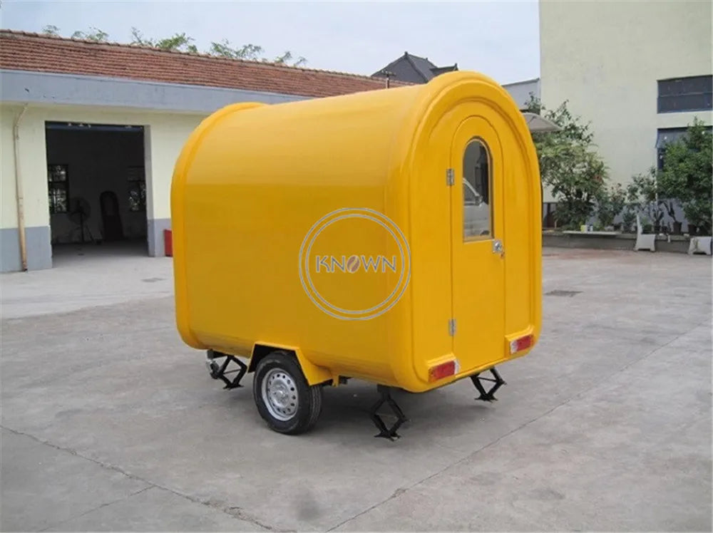 Multi Color 220B Mobile Food Trailer with Traction Frame Coffee Truck Mobile Kitchen Bubble Tea Ice Cream Snack Cart for Sale