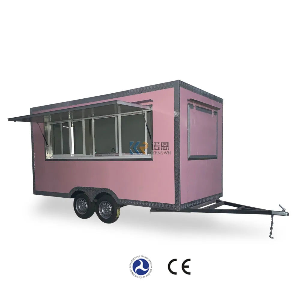 2023 Retail Food Cart Outdoor Fast Truck Kitchen Australian Trailer Food Trailer with Full Kitchen Equipments