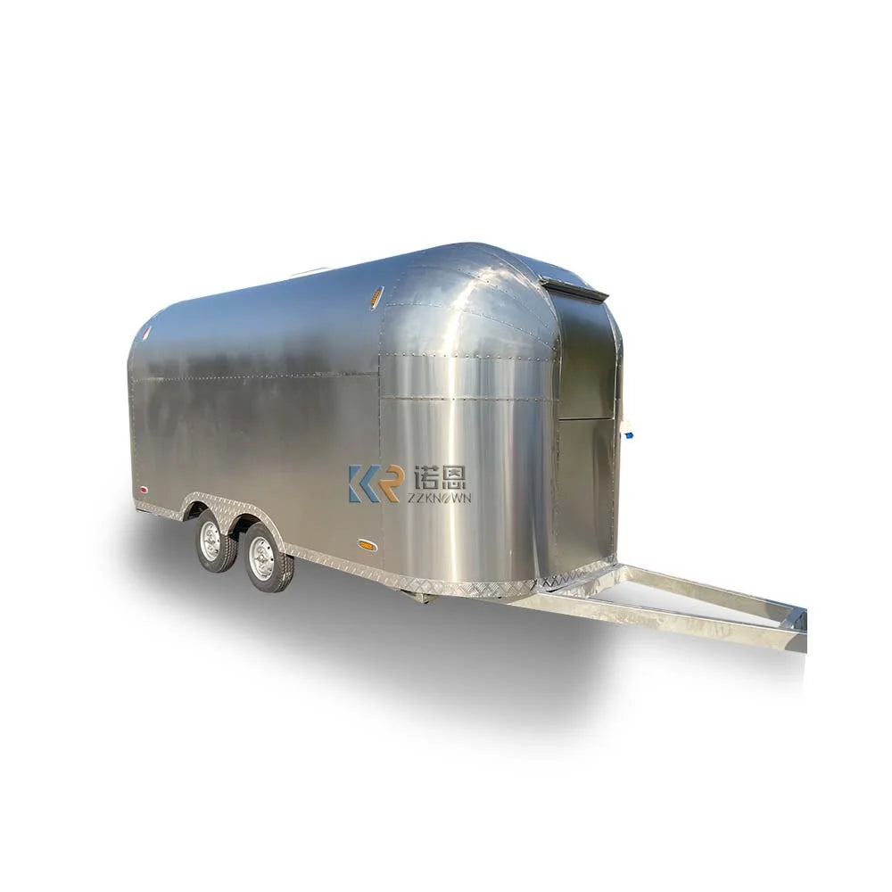 Remolque de carro de comida rápida Airstream para barbacoa, cocina móvil, camión furgoneta para café, helados y comida, totalmente equipado, estándar de EE. UU., a la venta