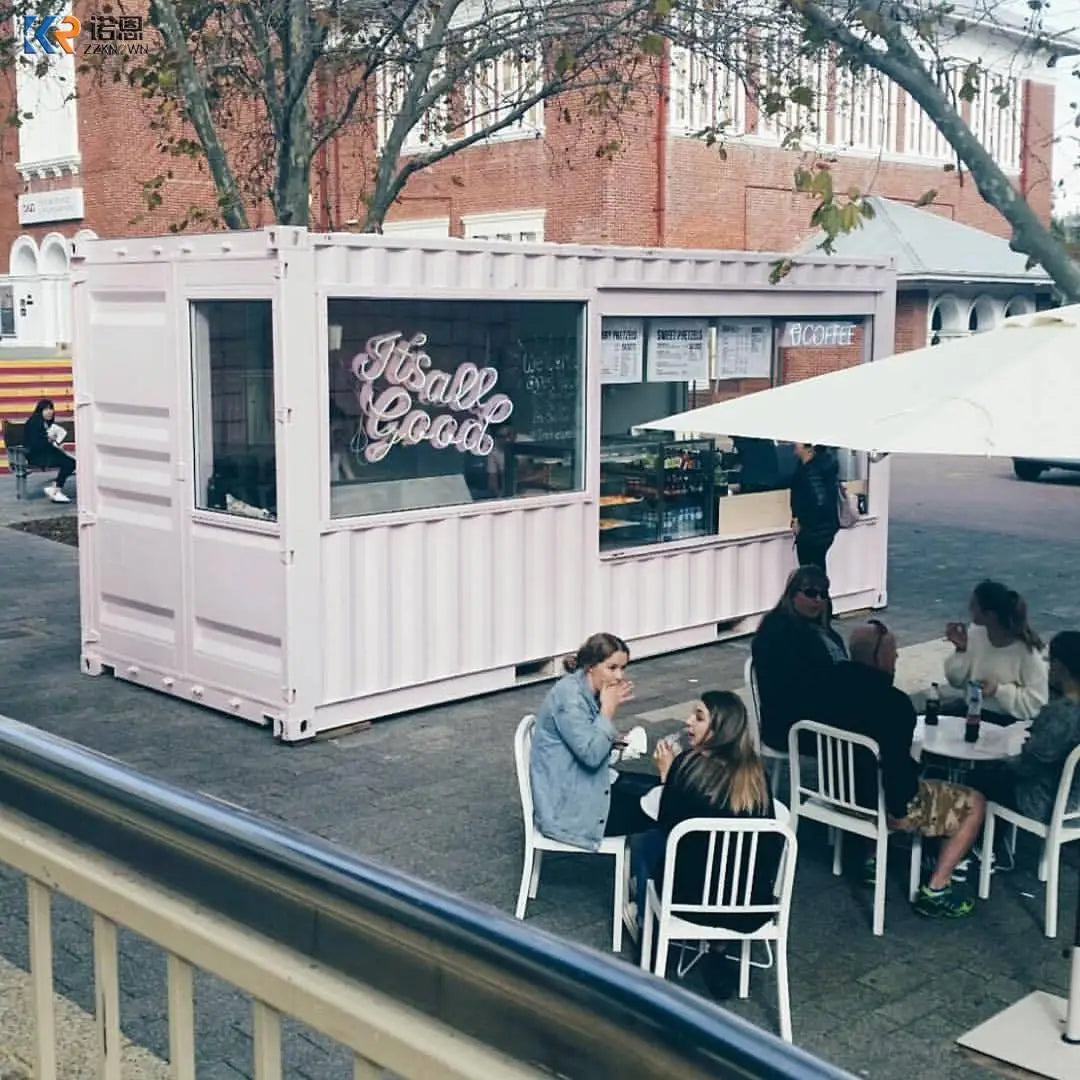 Contenedor de envío modular Bar Comida Quiosco Tienda