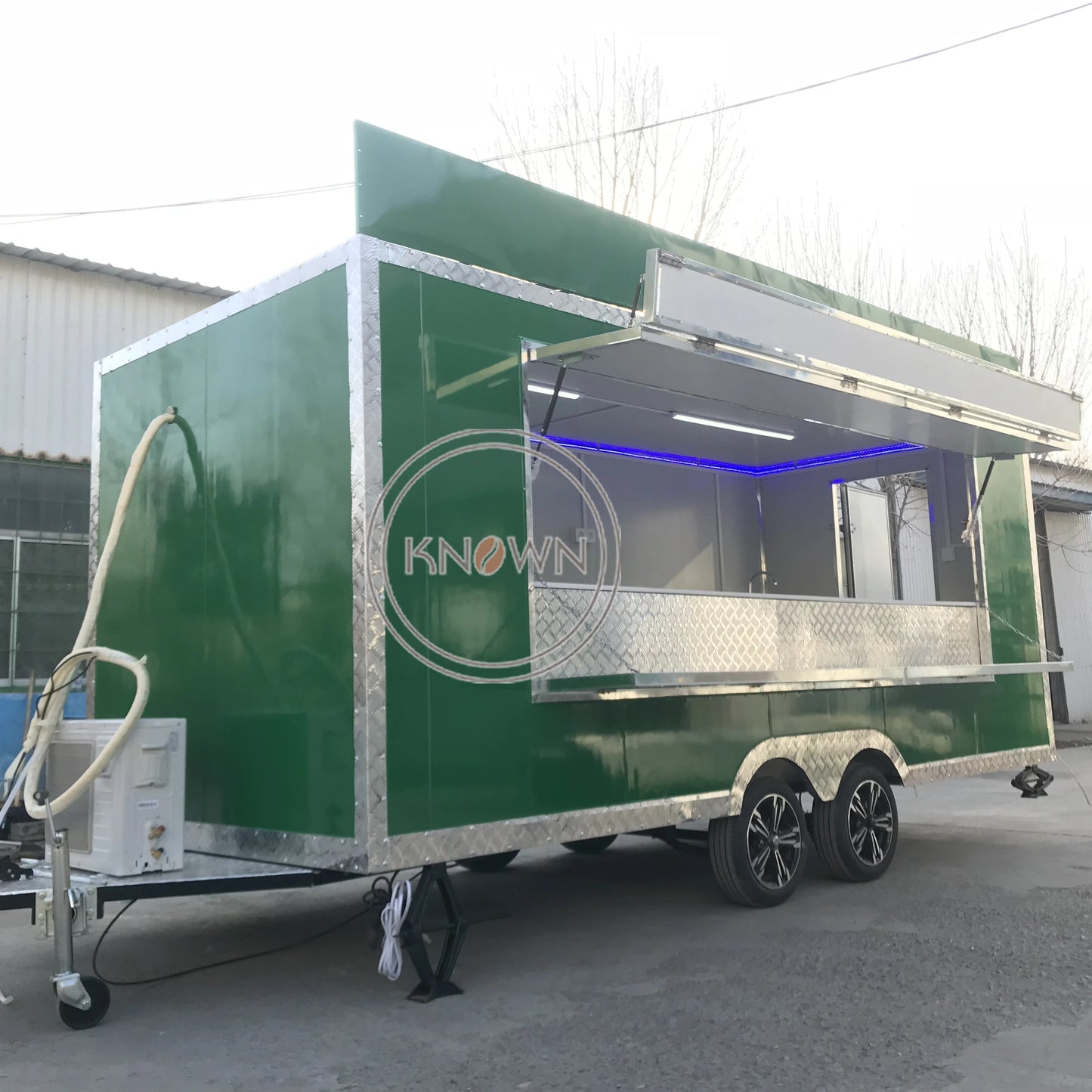 Mobile Food Truck Fast Food Trailer Street Outdoor Fast Food Carts with CE DOT VIN Kitchen Equipment