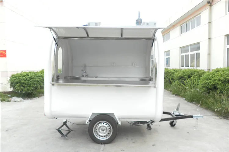 2023 Best selling 2.2m long food grilling cart outdoor food cart/mobile food cart /commercial mobile grill cart