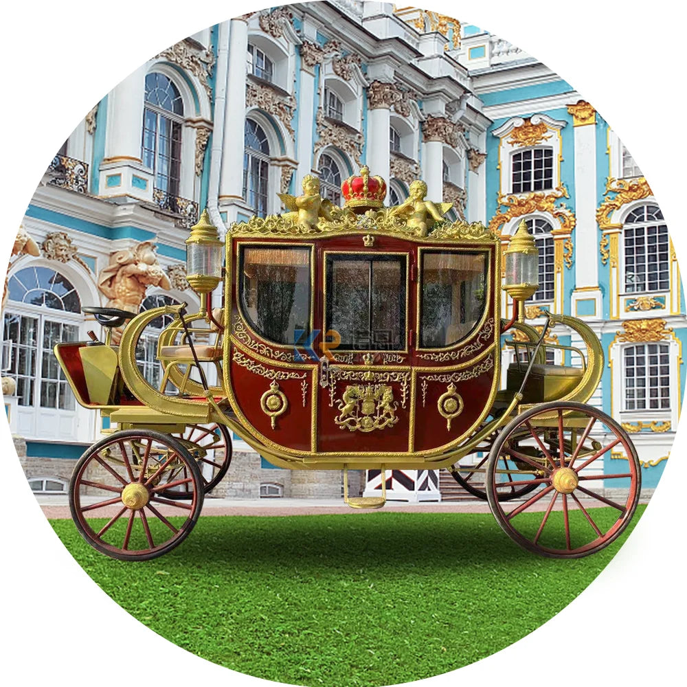 Popular Used Horse Drawn Carriages Luxury Royal Horse Carriage For Sale Luxury Wedding Horse Drawn Carriage