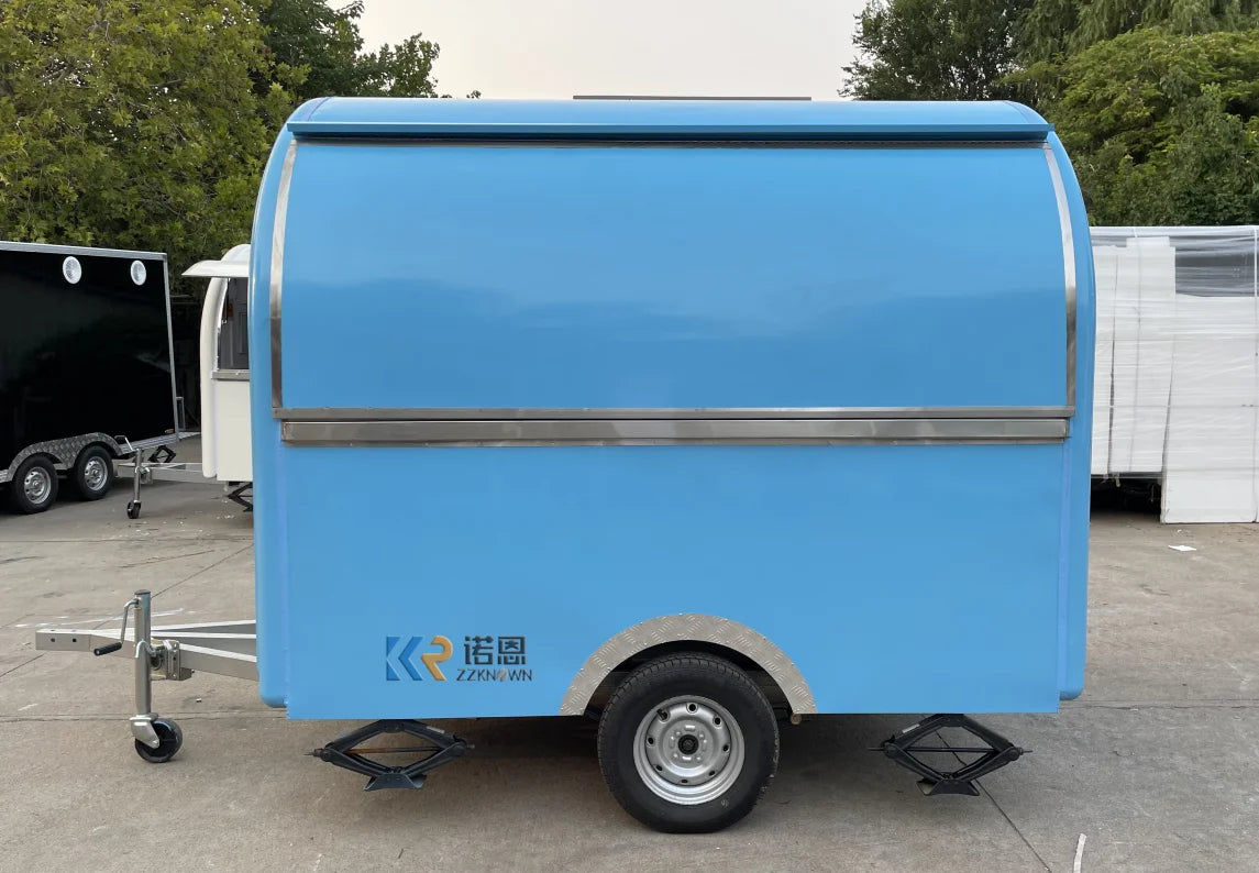 Food Truck Coffee Hot Dog Ice Food Trailers Purchase Fully Equipped Cart Electric Mobile Food Trucks With Full Kitchen