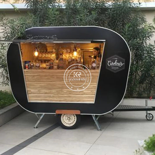 2024 Hot And Cold Food Cart American Most Popular Food truck Mobile Gas Food Truck For Sale With Stove Oven Accessary