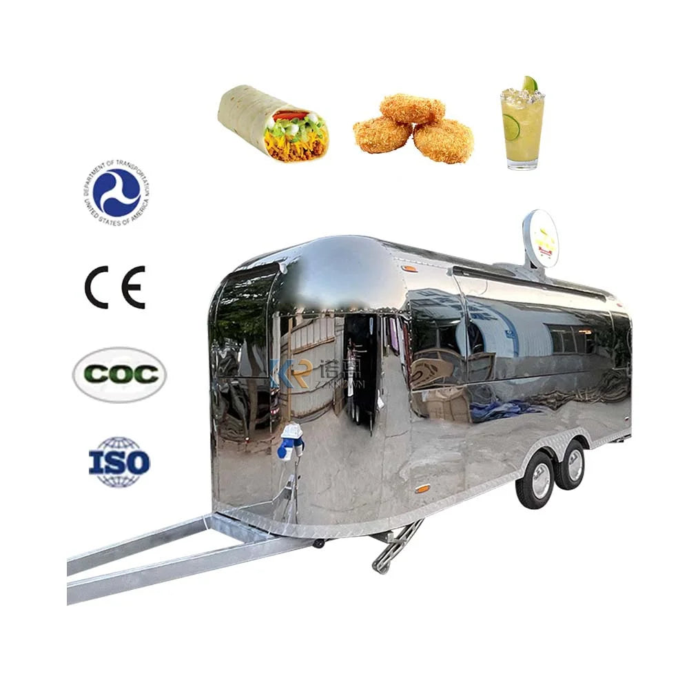 2023 OEM Hot Sale Mobile Food Cart Mobile Vegetable Candy Carts Catering Trailer Food Trucks Newly Type