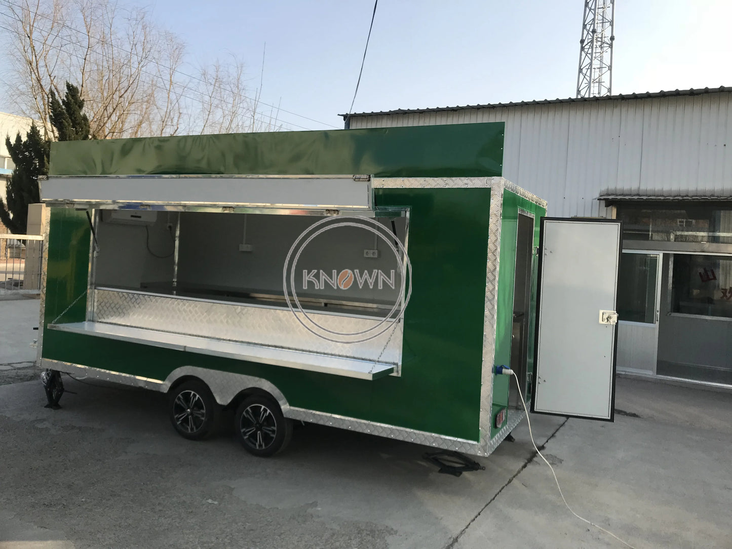 OEM Street Mobile Food Trailer Fast Hot Dog Truck with Kitchen Cooking Equipment Customized Ice Cream Vending Van