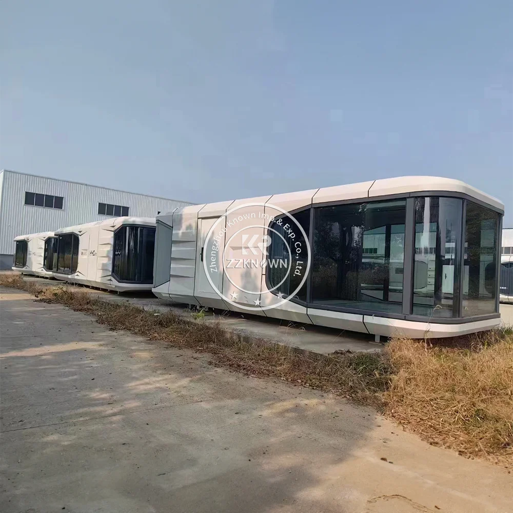 2024 Capsule Hotel Prefab Modular Space Capsule House 2 Bedroom Space Capsule House Luxury Mobile House