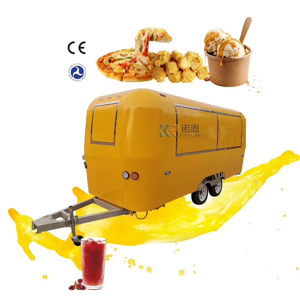 Mobile Food Trailer With Full Kitchen Hot Dog Cart Mobile Street Fast Food Van For Sale Food Truck