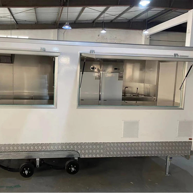 Affordable Fully Equipped Food Truck USA Customized Food Trailer With Full Kitchen Equipments