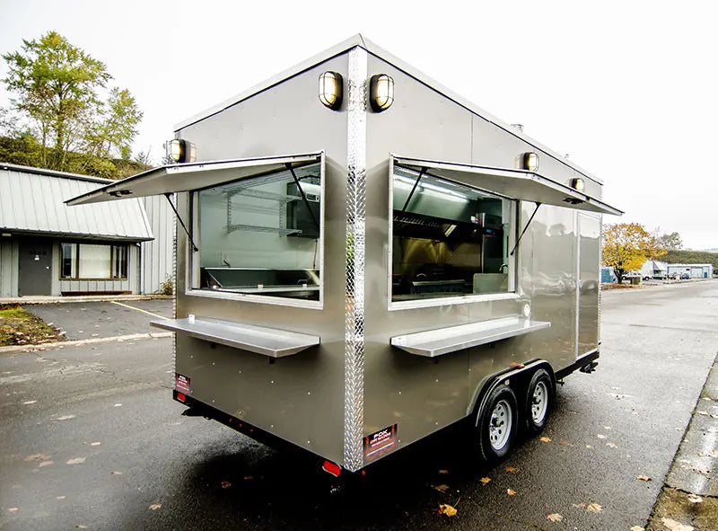 Street Concession Food Trailer Mobile Restaurant Food Truck With Full Kitchen Snack Foodtruck Coffee Kiosk Ice Cream Cart Pizza