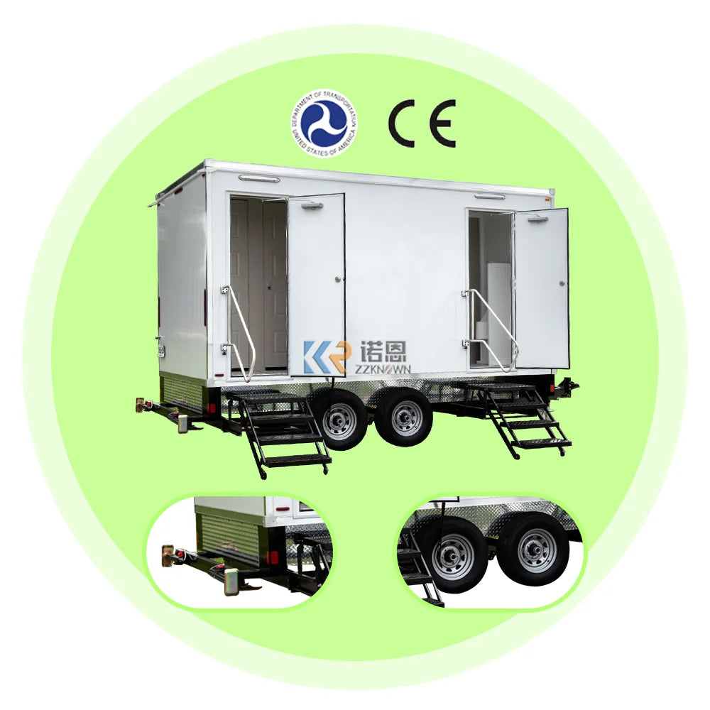 2023 Luxury Toilets Outdoor Custom Prefab Mobile Restroom Bathroom Trailer Truck With Shower