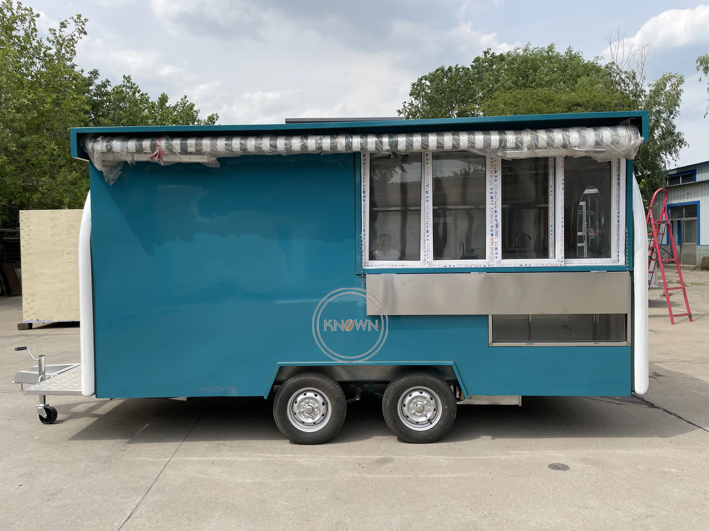 Widely Used Ice China Food Truck With Full Kitchen Fully Loaded Food Trailer Street Food Cart Mobile Restaurant