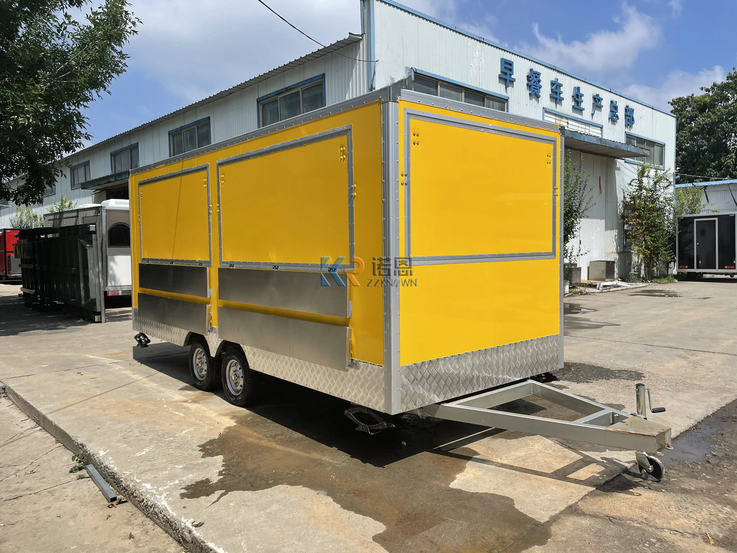 2023 Hot Selling Towable Food Trailer for Sale Factory Price China Food Carts Mobile Snack Ice Cream Fast Food Truck