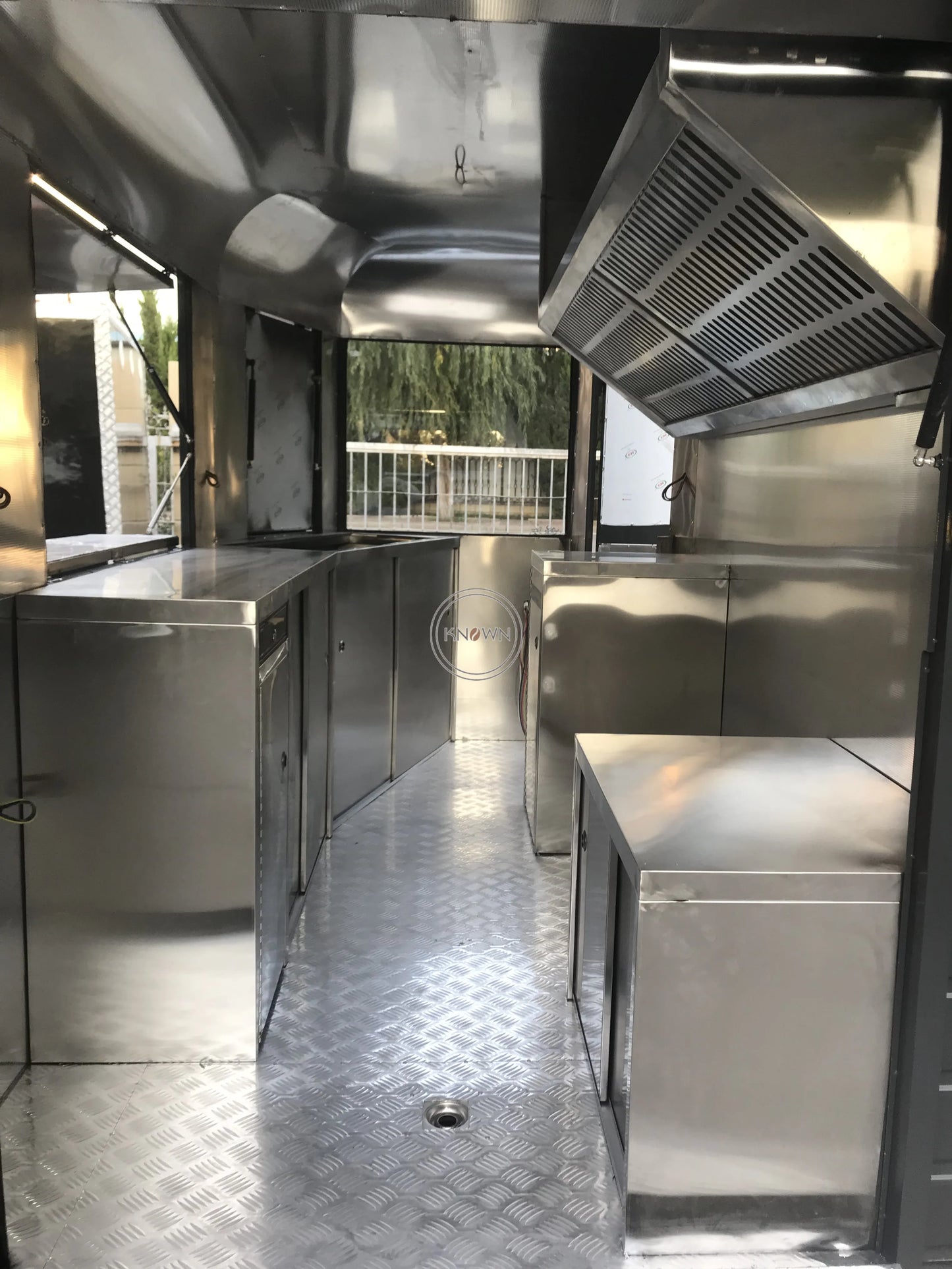 OEM Customized Food Trailer with CE Certification Mobile Bbq Hot Dog Cart for Sale Breakfast Pizza Vending Van