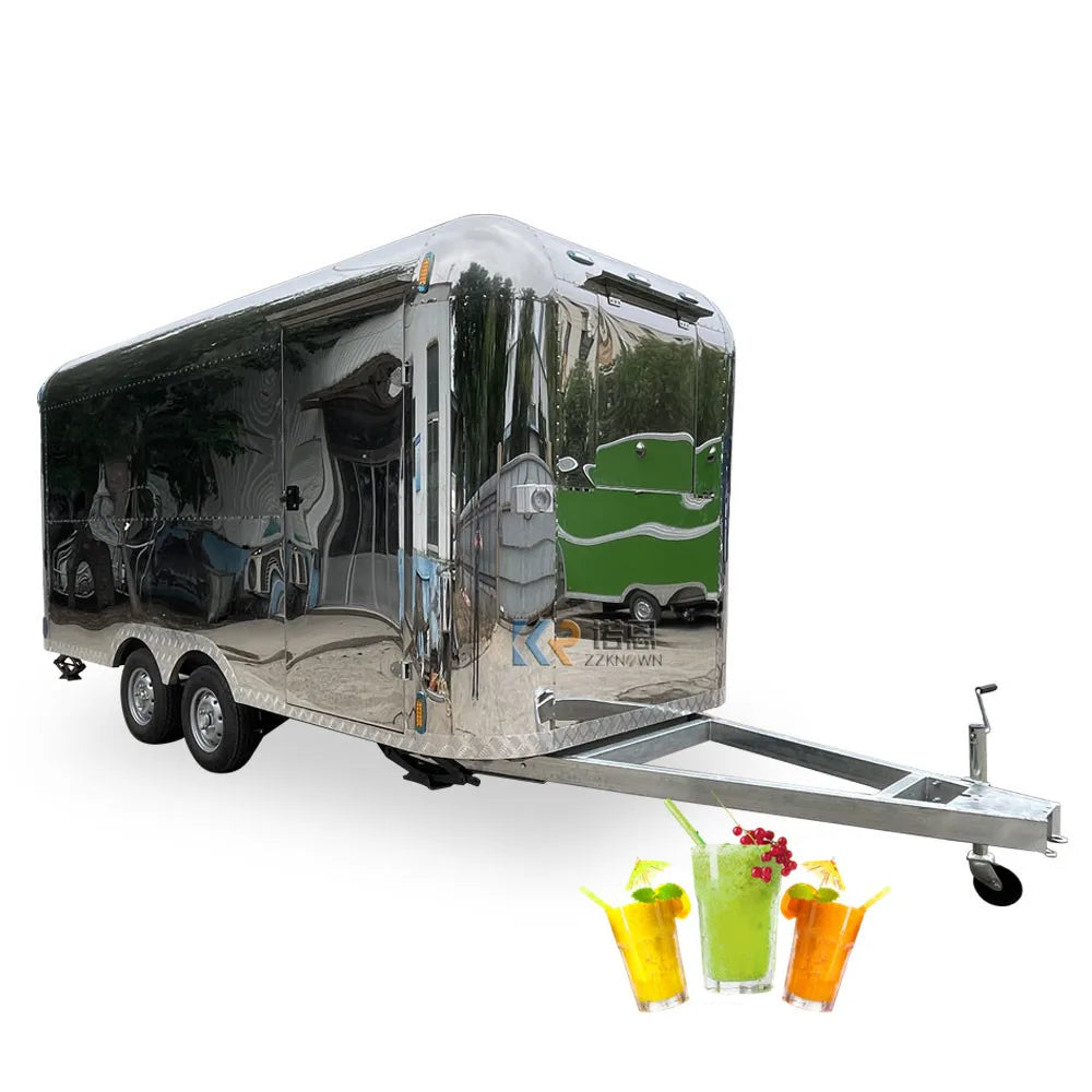 Mobile Fast Food Trailer Mobile Kitchen Pizza Coffee Cart Coffee Cart Food Truck For Sale