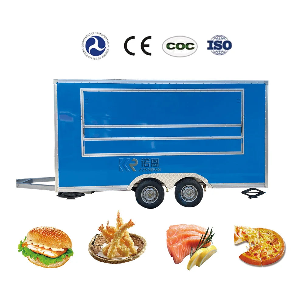 Promotion Customized Mobile Food Truck Factory Price Food Cart Mobile Hot Dog Snack Vending Truck for Sale