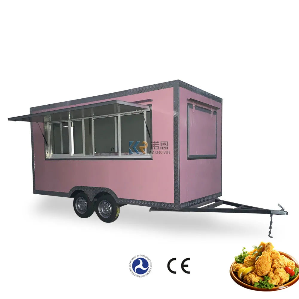 2023 New Hot Dog Cart Mobile Food Trailer Australia Trucks For Sale Trailers Food Trailer with Full Kitchen Equipments