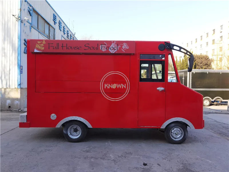 OEM Street Mobile Drive Food Vending Truck Coffee Cart Van Ice Cream Kiosks Trailers with Certification For Sale USA