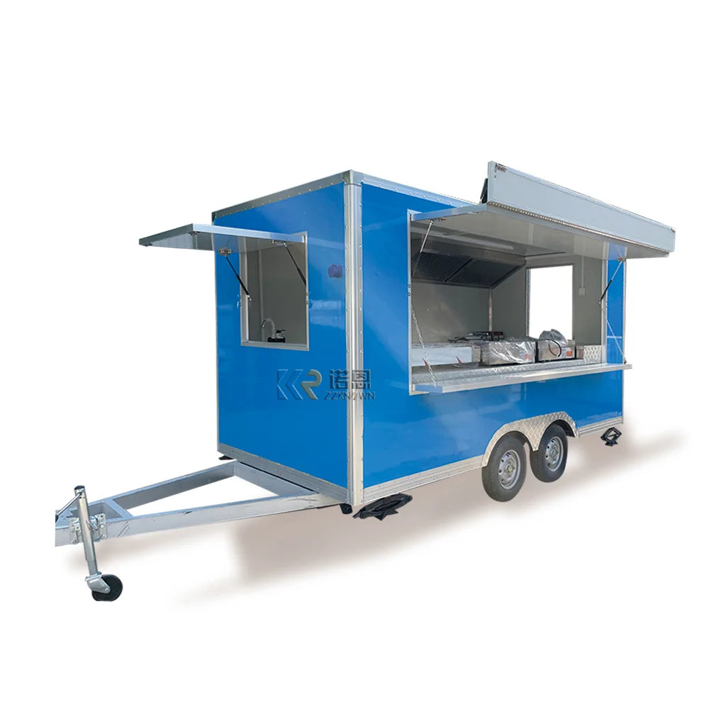 2023 Fully Equip Taco Hot Dog Vend Food Truck USA Street Food Cart Trailer For Sale In Sweden Food Catering Trailer for Sale