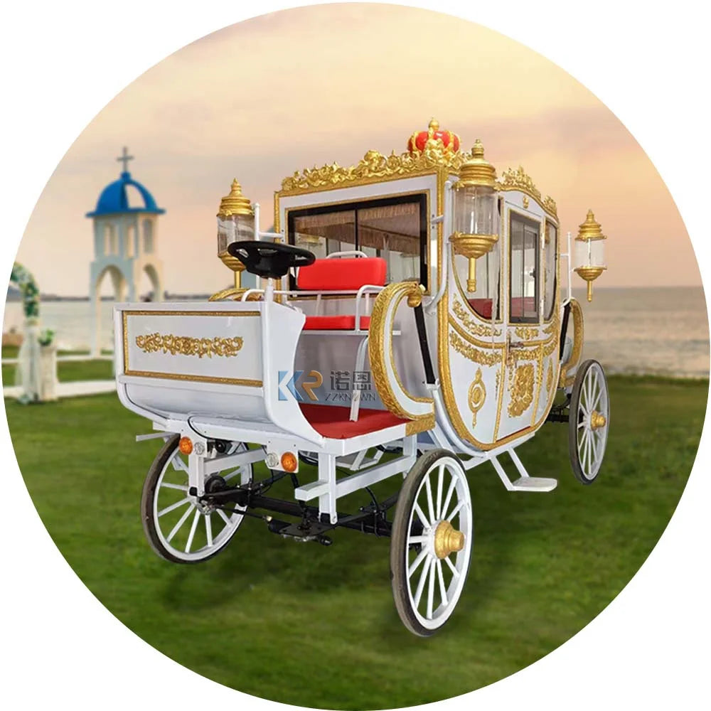 Exhibition Horse Carriage Professional Carriage Manufacturer Christmas Horse Drawn Cart cinderella Carriage