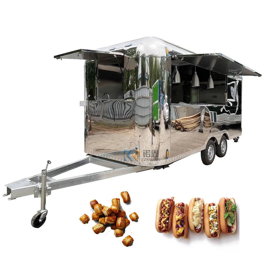 Mobile Fast Food Trailer Mobile Kitchen Pizza Coffee Cart Coffee Cart Food Truck For Sale